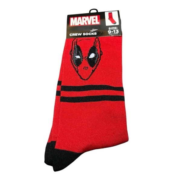 3/$20 Crazy Socks Marvel Deadpool for Men & Women Funny Gift for Game Lovers - Picture 1 of 4